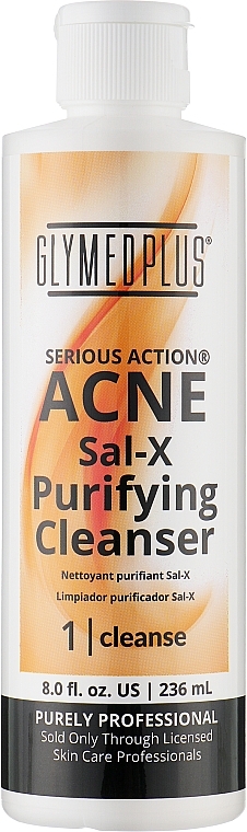 Żel do mycia żelu z kwasem salicylowym - GlyMed Plus Sal-X Purifying Cleanser — Zdjęcie N1