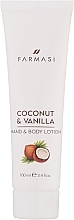 Balsam do rąk i ciała Kokos i wanilia - Farmasi Coconut & Vanilla Hand And Body Lotion — Zdjęcie N1