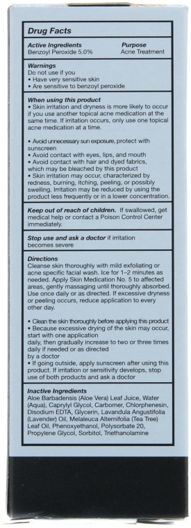 Leczenie trądziku No5 z 5% nadtlenku benzoilu - GlyMed Plus Serious Action Skin Medication No. 5  — Zdjęcie N3