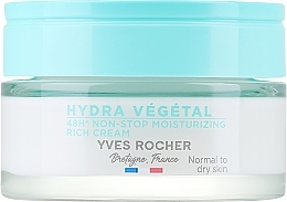 Kup Bogaty krem intensywnie nawilżający - Yves Rocher Hydra Vegetal Hydration Non-Stop 48H