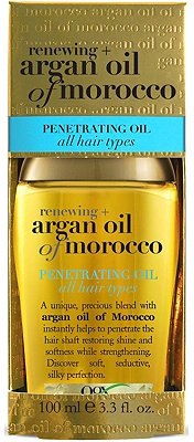 Nabłyszczający olejek do włosów z olejem arganowym - OGX Argan Oil of Morocco Penetrating Oil