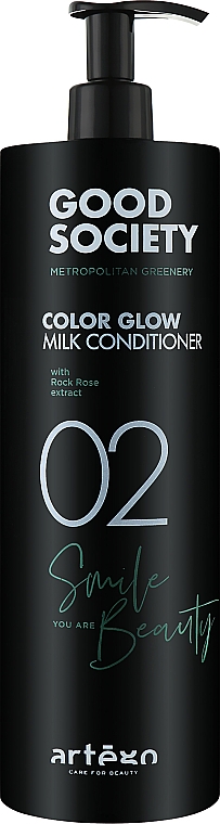 Odżywka do włosów rozjaśnianych i blond - Artego Good Society Color Glow 02 Conditioner — Zdjęcie N3