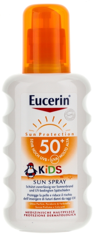 Spray ochronny dla dzieci (SPF 50 + ) - Eucerin Kids Sun Spray 50 + — Zdjęcie N1
