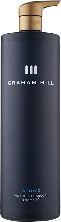 PRZECENA! Szampon głęboko oczyszczający z węglem aktywnym - Graham Hill Stowe Wax Out Charcoal Shampoo * — Zdjęcie N4