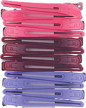Kup Klipsy fryzjerskie, 964089, różowy+bordowy+fioletowy - SPL