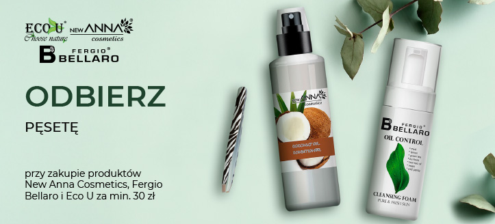 Promocja New Anna Cosmetics, Fergio Bellaro i Eco U