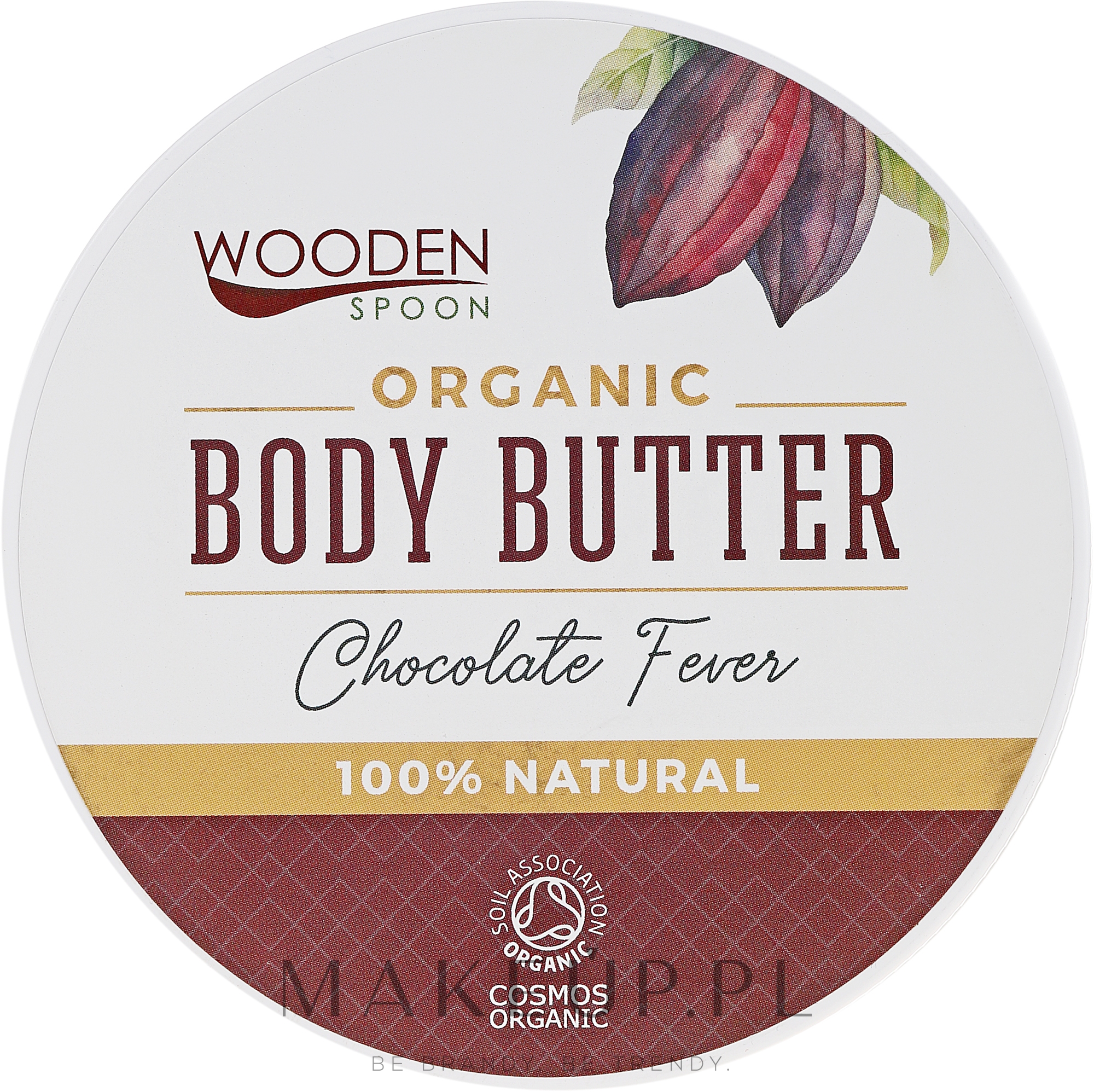 Organiczne masło do ciała Czekoladowa gorączka - Wooden Spoon Chocolate Fever Body Butter — Zdjęcie 100 ml