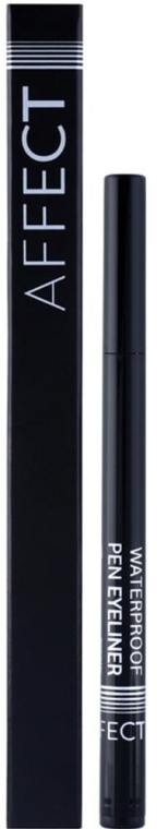 Wodoodporny eyeliner w pisaku - Affect Cosmetics Waterproof Pen Eyeliner  — Zdjęcie N1
