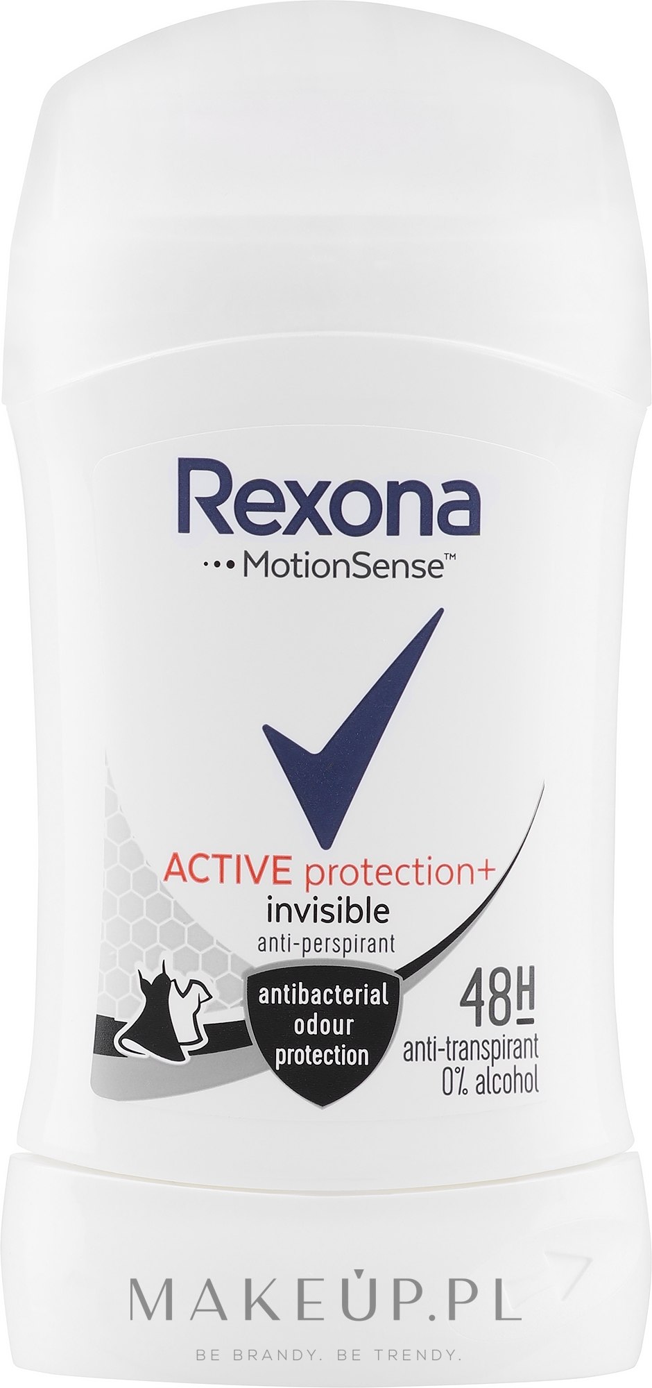Antyperspirant w sztyfcie - Rexona Motionsense Active Protection Invisible — Zdjęcie 40 ml