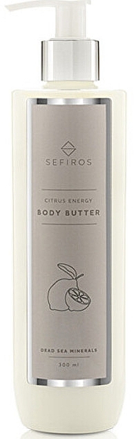 Olejek do ciała Cytrusowa energia, z minerałami z Morza Martwego - Sefiros Citrus Energy Body Butter With Dead Sea Minerals — Zdjęcie N1