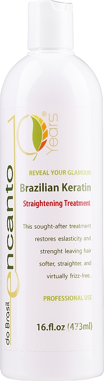 Odżywka do prostowania keratynowego włosów - Encanto Brazilian Keratin Straightening Treatment — Zdjęcie N5