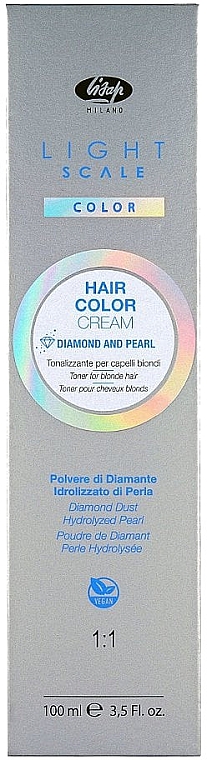 Krem koloryzujący do włosów - Lisap Light Scale Hair Color Cream — Zdjęcie N2