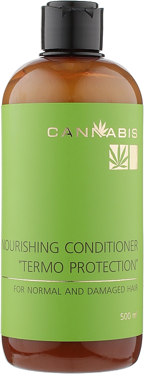 Odżywka do włosów Termoochrona - Cannabis Nourishing Conditioner "Termo Protection" For Normal And Damaged Hair — Zdjęcie N1