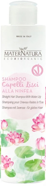 Szampon do prostych włosów z lilią wodną - MaterNatura Water Lily Shampoo — Zdjęcie N1