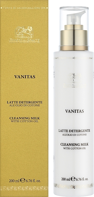Oczyszczające mleczko termiczne Delikatność bawełny do wrażliwej skóry twarzy - Thermae Vanitas Cleansing Milk — Zdjęcie N2