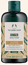 Przeciwłupieżowy szampon do włosów z imbirem i proteinami jedwabiu - The Body Shop Ginger Shampoo Anti-Dandruff Vegan — Zdjęcie N2