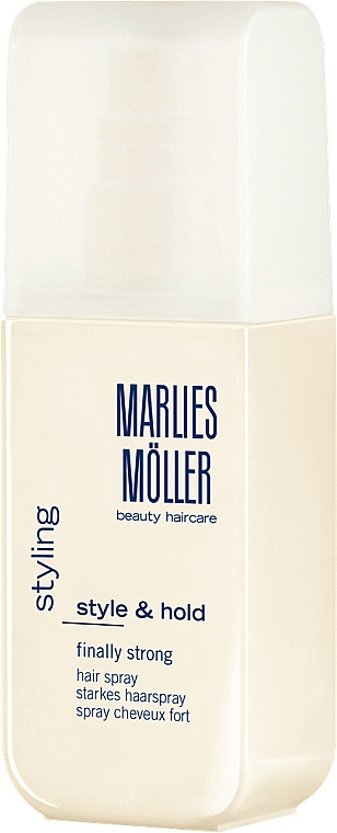 Mocno utrwalający lakier do włosów - Marlies Moller Finally Strong Hair Spray — Zdjęcie N1
