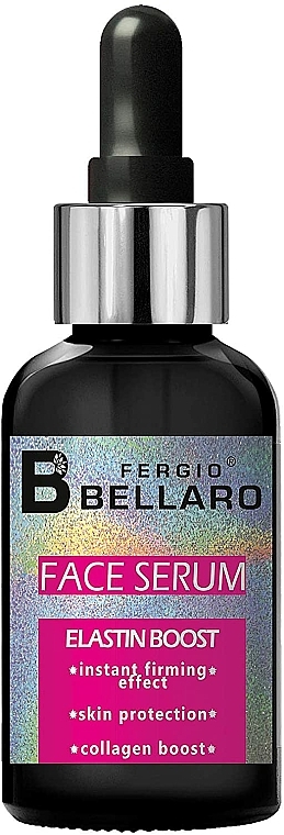 Ujędrniające serum do twarzy z elastyną - Fergio Bellaro Face Serum Elastin Boost — Zdjęcie N1