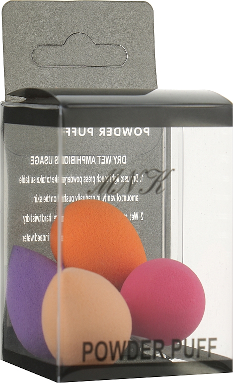 Beauty blender, 4 sztuki, mini - Omkara — Zdjęcie N2