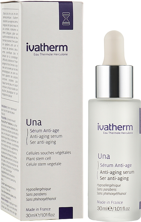 Serum przeciwstarzeniowe do skóry wrażliwej - Ivatherm Una Anti-aging Serum — Zdjęcie N2