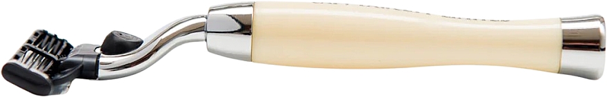 Maszynka do golenia na wkłady Gillette Mach3 Kość słoniowa - Captain Fawcett Finest Hand Crafted Safety Razor — Zdjęcie N1