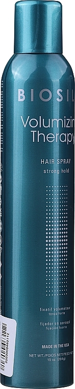 PRZECENA! Lakier do włosów Mocne utrwalenie - BioSilk Volumizing Therapy Hairspray Strong Hold * — Zdjęcie N1