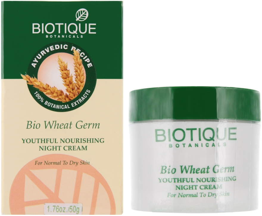 Odżywczy i ujędrniający krem do twarzy i ciała - Biotique Bio Wheat Germ Firming Face & Body Cream