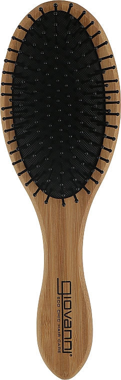 Bambusowa szczotka do włosów, owalna - Giovanni Bamboo Oval Hair Brush — Zdjęcie N1