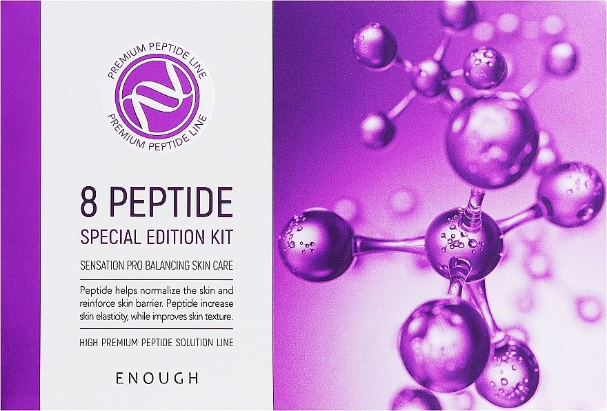 Zestaw miniaturek do twarzy z peptydami - Enough 8 Peptide Special Edition 4 Kit — Zdjęcie N1