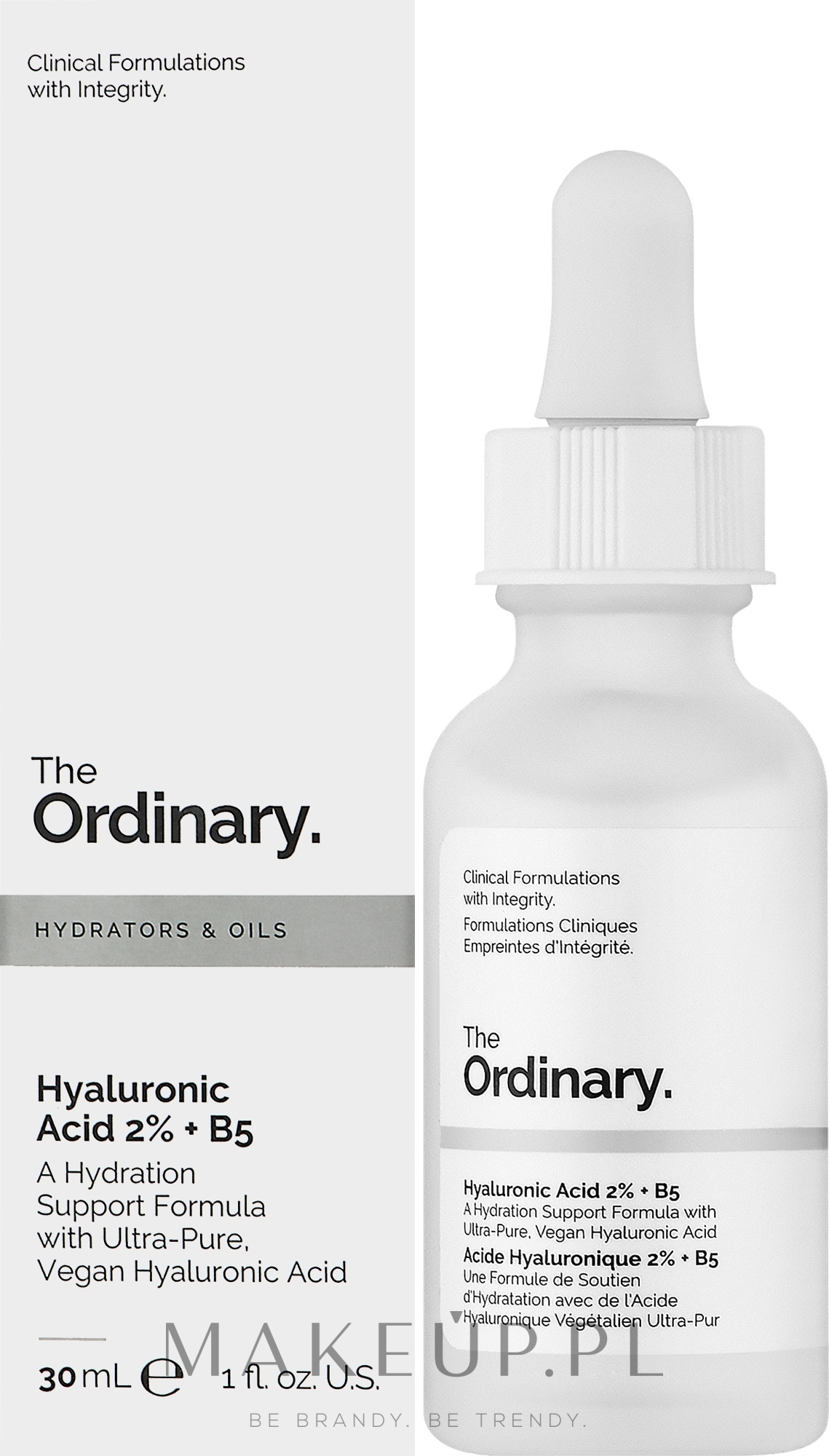 Serum z kwasem hialuronowym 2% + B5 - The Ordinary Hyaluronic Acid 2% + B5 — Zdjęcie 30 ml