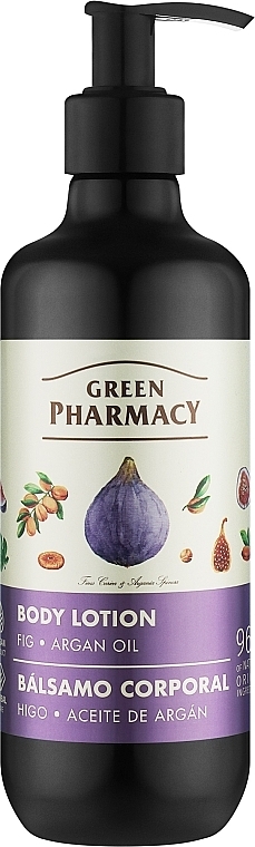 Balsam do ciała Figi i olej arganowy - Green Pharmacy — Zdjęcie N1