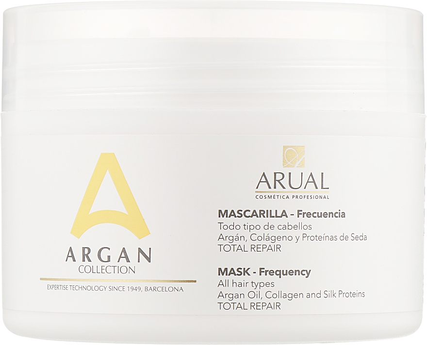 Maska do wszystkich rodzajów włosów - Arual Argan Collection Frequency Mask — Zdjęcie N1