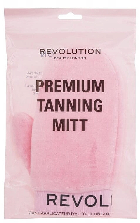 Rękawica do samoopalacza, różowa - Revolution Beauty Premium Tanning Mitt — Zdjęcie N1