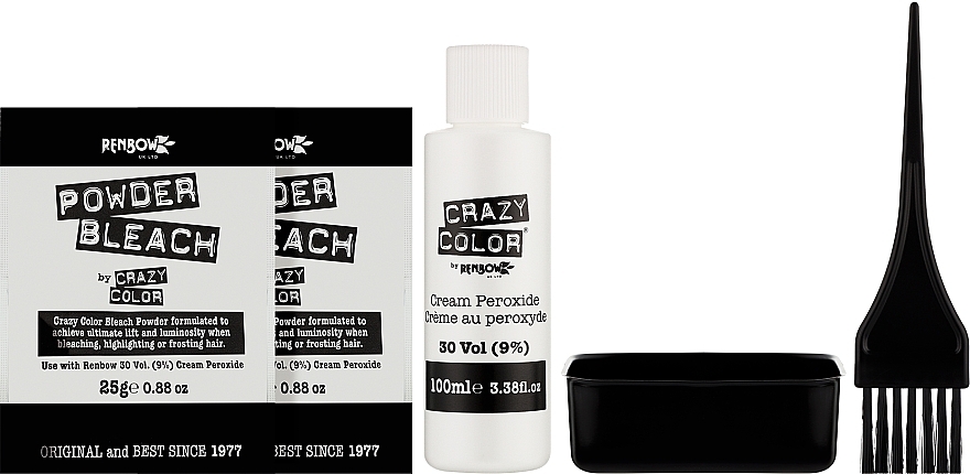 Zestaw, 5 produktów - Crazy Color Bleaching Kit — Zdjęcie N2