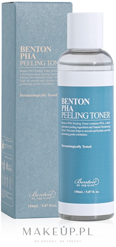 Złuszczający tonik do twarzy z kwasem laktobionowym - Benton PHA Peeling Toner  — Zdjęcie 150 ml
