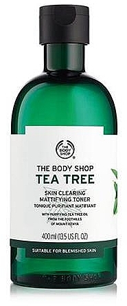 Tonik oczyszczający do twarzy Drzewo herbaciane - The Body Shop Tea Tree Skin Clearing Mattifying Toner — Zdjęcie N1
