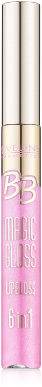 Błyszczyk do ust - Eveline Cosmetics BB Magic Gloss Lipgloss 6 w 1