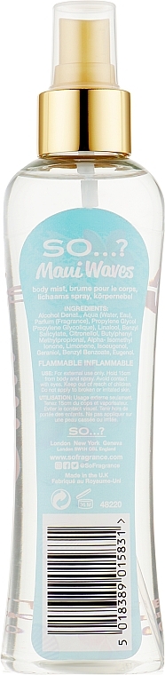 Spray do ciała - So…? Maui Waves Body Mist — Zdjęcie N2