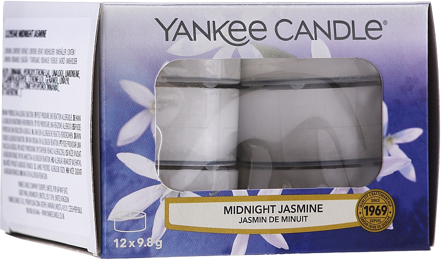 Podgrzewacze zapachowe tealight - Yankee Candle Scented Tea Light Candles Midnight Jasmine — Zdjęcie N1