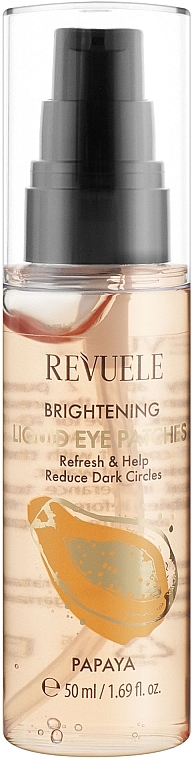 Płatki pod oczy Papaja - Revuele Brightening Liquid Eye Patches Papaya  — Zdjęcie N1