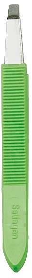 Pęseta prosta, z plastikowymi uchwytami, 8,5 cm, 1061/B, zielona - Titania — Zdjęcie N1