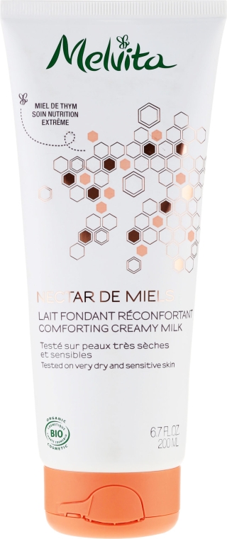 Kremowe mleczko do ciała - Melvita Nectar de Miels Comforting Creamy Milk