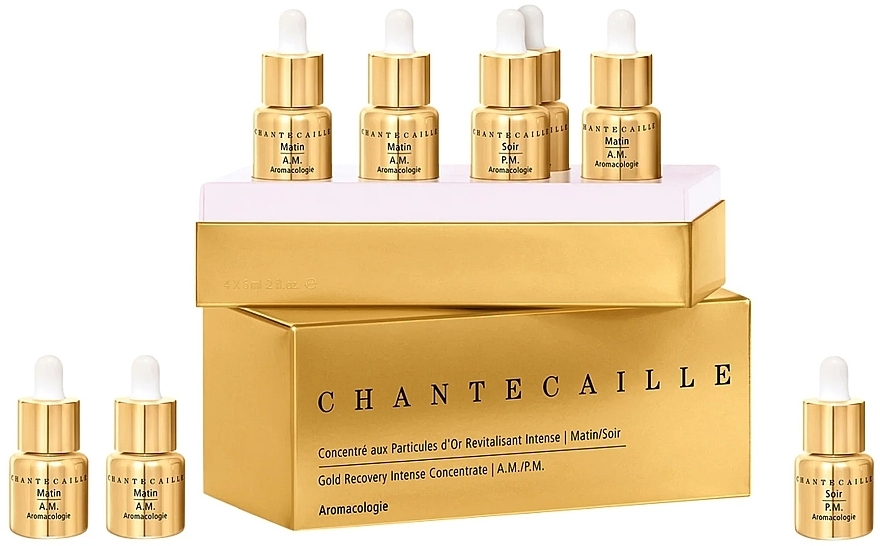 Zestaw serum do twarzy na dzień i na noc - Chantecaille Gold Recovery Intense Concentrate A.M./P.M. — Zdjęcie N1