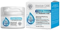 Kup Nawilżający krem do twarzy - Absolute Care Clean Beauty 4X Hyaluronic Acid Hydrating & Brightening Moisturizer
