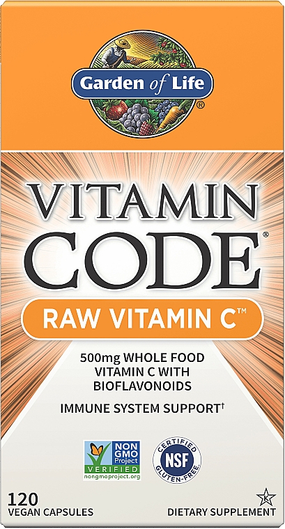 Suplement diety - Garden of Life Vitamin Code Raw Vitamin C — Zdjęcie N1