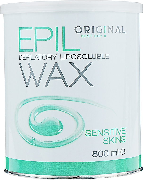 Wosk rozpuszczalny w olejach do skóry wrażliwej, zielony - Original Best Buy Epil Depilatory Liposoluble Wax — Zdjęcie N1