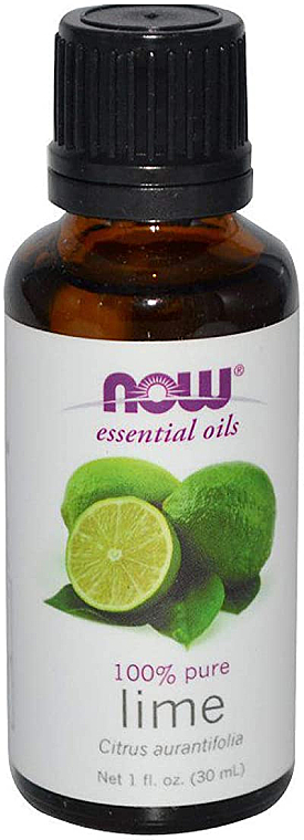 Olejek limonkowy - Now Foods Essential Oils 100% Pure Lime — Zdjęcie N1