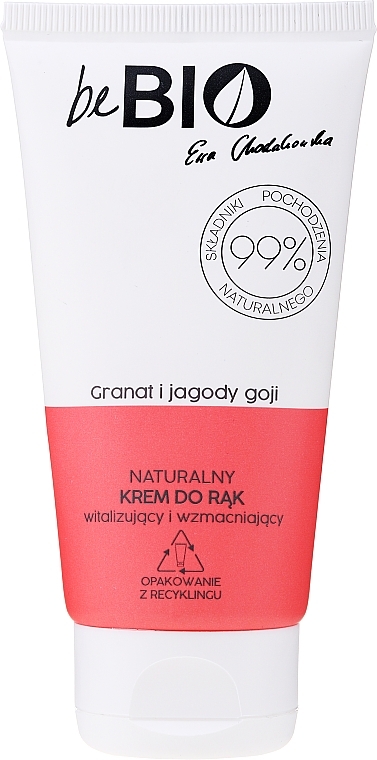 PREZENT! Krem do rąk - BeBio Natural Hand Cream Goji Berry & Pomegranate — Zdjęcie N1