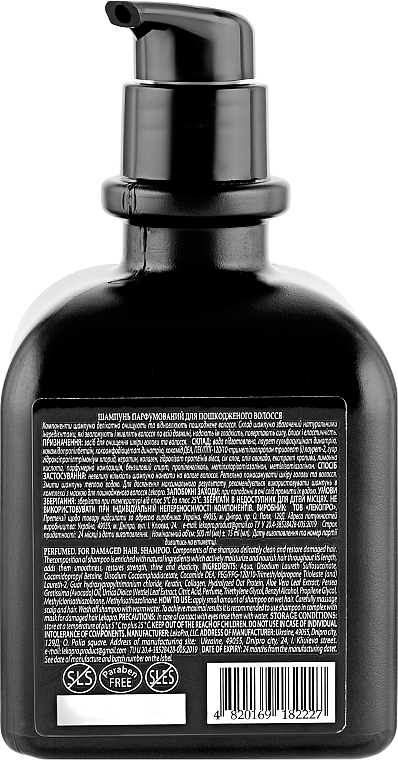 Perfumowany szampon do włosów zniszczonych - LekoPro Perfumed Shampoo For Demaged Hair — Zdjęcie N4