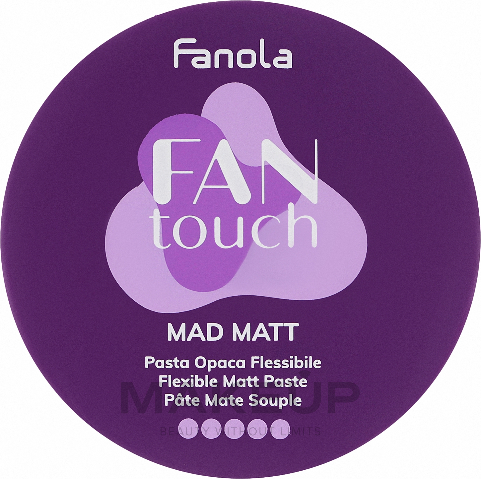 Matowa pasta do stylizacji włosów - Fanola Fantouch Mad Matt Flexible Matt Paste — Zdjęcie 100 ml